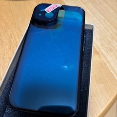 iPhone15plus 全面ガラスケース　新品　ブラックの画像