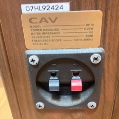 CAV 　トールボーイスピーカー スピーカー　タワー型の画像