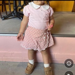 韓国服 Yellow Factoryドットキュロット　Mの画像