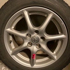 4本セット　エスティマ純正　スタッドレス付きホイールの画像