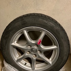 4本セット　エスティマ純正　スタッドレス付きホイールの画像