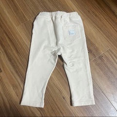 明るいベージュ　ズボン　80　　の画像