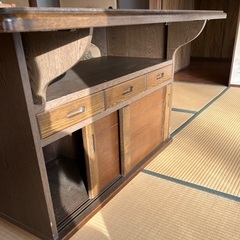 【無料】木製テーブル（引き取りに来ていただける方）の画像