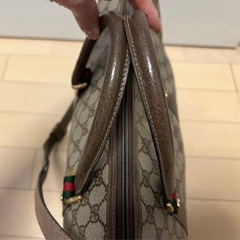 【オールドグッチ】GUCCI　オールドグッチ　ボストンバッグ 　GG柄の画像