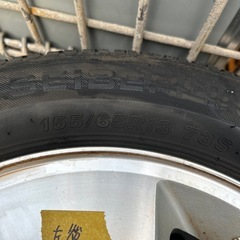 軽スズキホイールセット155/65/r13の画像