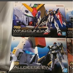 RG ガンプラ 未組立 ウイングガンダム トールギス ザクⅡクロスボーンガンダムX1 ４箱の画像