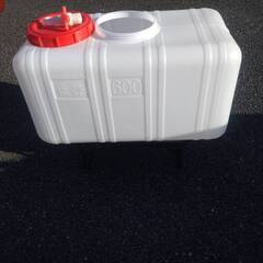 【園芸 防災害用 アウトドア】 大容量 貯水タンク 新品 約200L 開閉弁蛇口付　在庫2個ありの画像