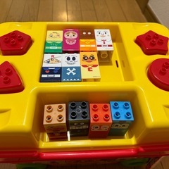 アンパンマン　はじめてのブロックワゴンの画像