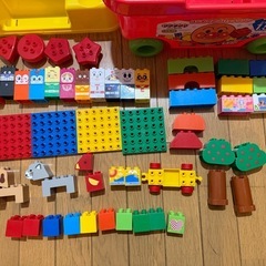 アンパンマン　はじめてのブロックワゴンの画像