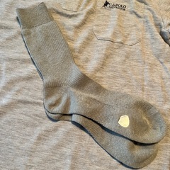 未使用　グレー　メンズ　ポロシャツ　ソックス　セットの画像