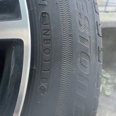 夏用タイヤホイール付4本セットタント155/65R14の画像