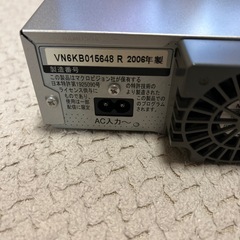 DVDプレイヤー Panasonic TZ-DCH2000 2006年製の画像