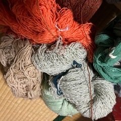 編み物　毛糸の画像