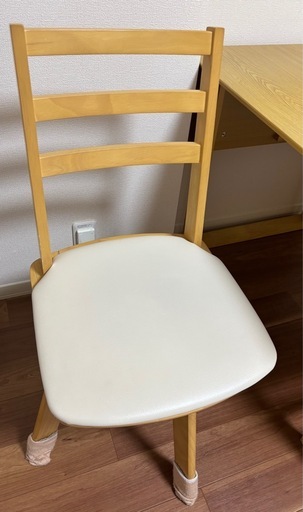 ニトリ】ロピア2 トップ 伸長式ダイニングテーブル＋回転椅子2脚セット