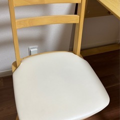 【ニトリ】ロピア2 伸長式ダイニングテーブル＋回転椅子2脚セットの画像