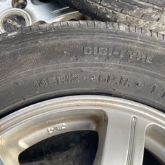 アルミ軽トラタイヤの画像