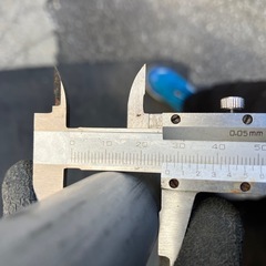 11167😺　ステンレス製　棒　パイプ　物干し竿の画像