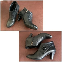 リーガル【22.5㎝】ショートブーツ☆クリーニングお手入れ済み4235の画像