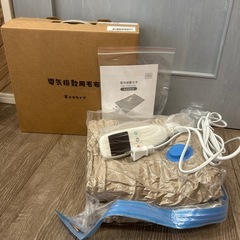電気毛布　電気掛敷毛布　新品未使用　茶色　冬の画像