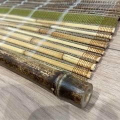 未使用 天然素材 色紙掛け 35×90 掛軸 竹製 和室 壁掛けの画像
