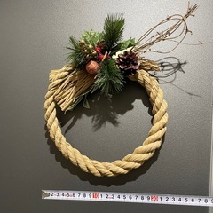 お正月 しめ縄飾り クリスマスリースの画像