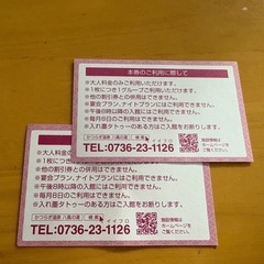 かつらぎ町 八風の湯  300円割引クーポン2枚セットの画像