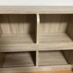 おもちゃラック・収納ボックス・サイドテーブルセットの画像