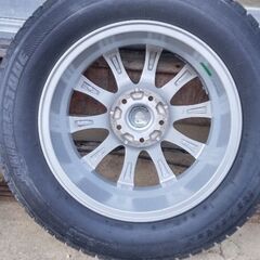 ナットとアルミホィールの画像