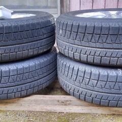 ナットとアルミホィールの画像