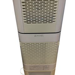 IRIS OHYAMAアイリスオーヤマ 除湿機 デシカント式 タンク容量2.5L サーキュレーター付 衣類乾燥 KIJDC-L50 ホワイト系の画像