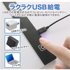 【新品】薄型A4サイズのLEDトレース台 三段階調光 USBコード付の画像