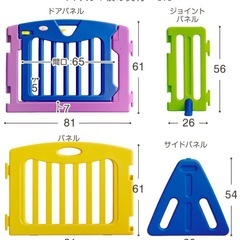 【子供用品】ベビーサークル　ベビーゲージ　ベビーガードの画像