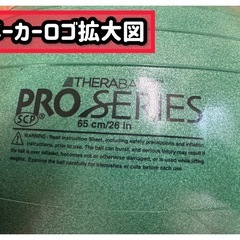 バランスボール TheraBandプロシリーズ 緑65cm マニュアル付 3000円【整骨院閉院処分】の画像