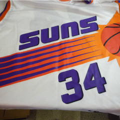 ☆▲NBA　チャールズ・バークレー　ジャージ　フェニックス・サンズ　バークレー 34　XL　スポーツ　バスケットボール　タグ付き　iの画像