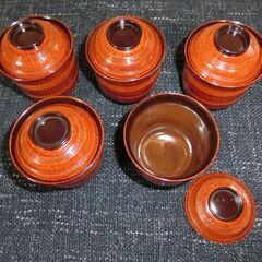 縦長おわん　5客の画像