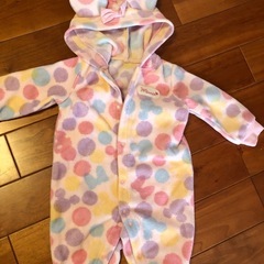 80cm　ロンパース　女の子ベビーの画像
