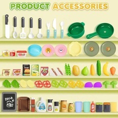 子供用おままごとキッチンの画像