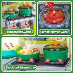 子供用おままごとキッチンの画像