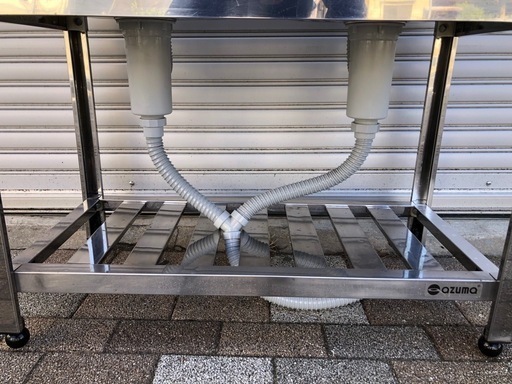 業務用　2槽シンク　900×450×800mm