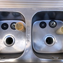 業務用　2槽シンク　900×450×800mmの画像