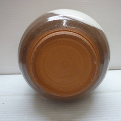 ☆▲茶道具　水指　茶道　陶器　笹　直径 約13.7cmの画像