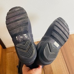 HUNTER ロングブーツ 23cm UK4 ネイビー 長靴の画像