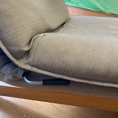 無印良品　リクライニングソファ一人掛け
の画像