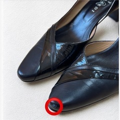 TRUSSARDI トラサルディ パンプス 24.5 黒 フォーマルの画像