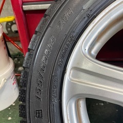 ほとんどの軽自動車　１５５／６５Ｒ１４　スタッドレス　４本セット　グッドイヤー　の画像