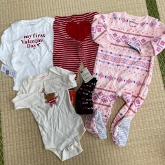 【50〜70】タグ付き未使用 女の子 ギャップ H&M 出産準備の画像