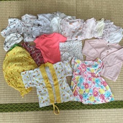 【50〜70】タグ付き未使用 女の子 ギャップ H&M 出産準備の画像