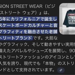 VISION STREET WEAR まとめ売り　メンズ　服　ストリート　スケボーの画像