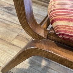 ビンテージ中古　椅子(赤) 1脚の画像