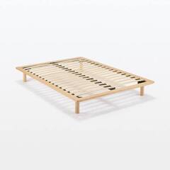 無印良品ダブルベッドフレーム&超高密度マットレス&収納の画像